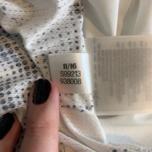 Adidas Stella McCartney Tank Top Womens XS Extra Small White Black AdiZero Print - Picture 10 of 13